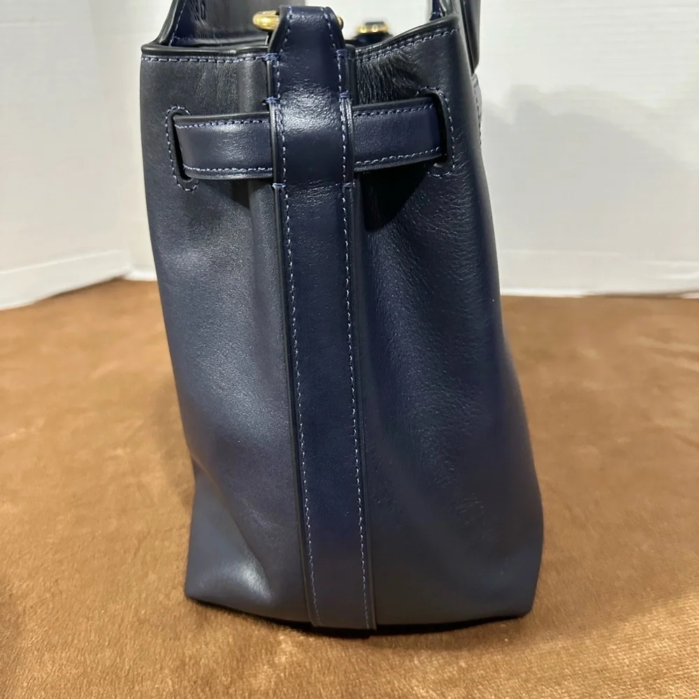 Coach Navy Soft Empire Carryall 40 - Picture 10 of 11